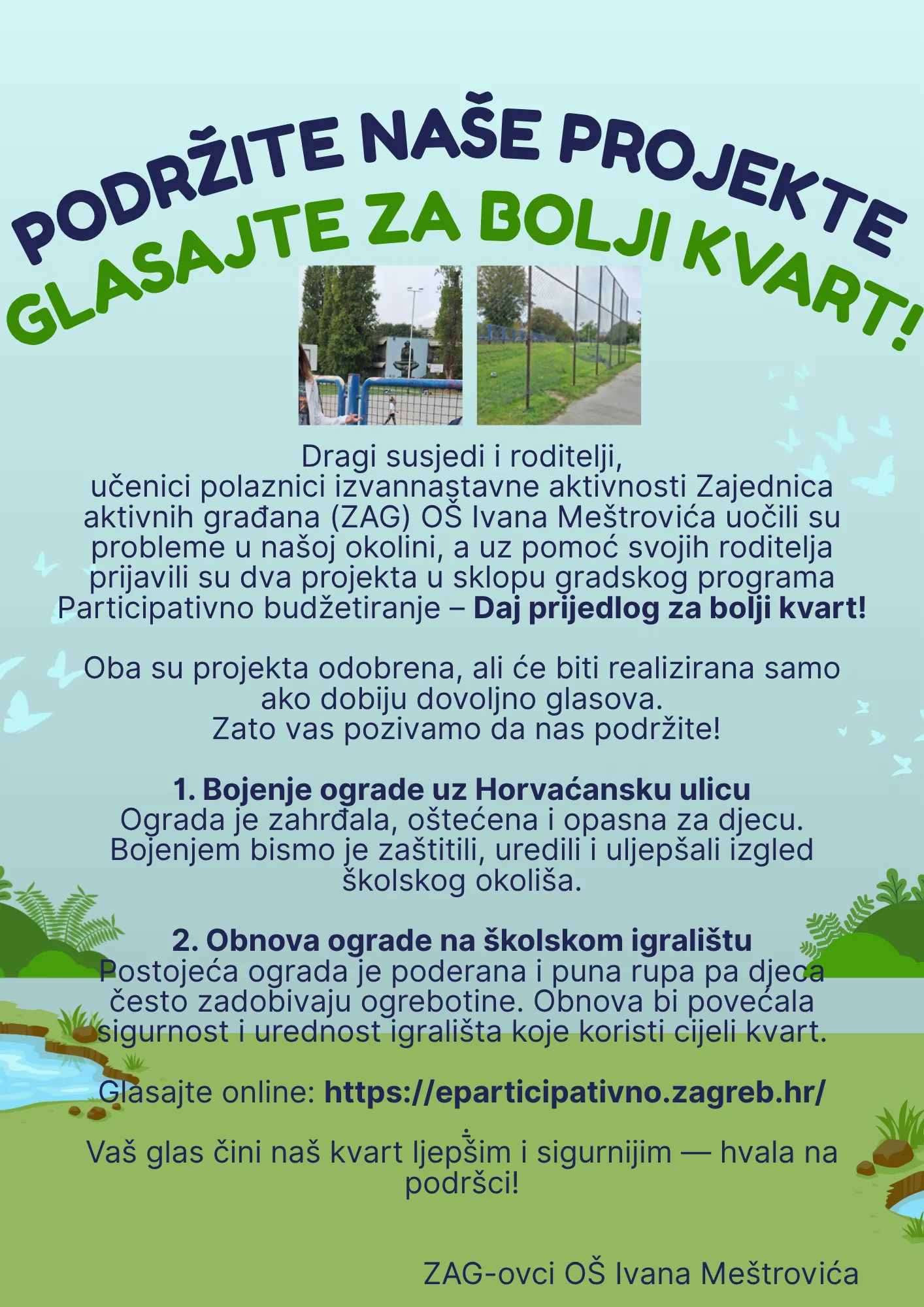 PODRŽITE NAŠE PROJEKTE - glavna slika